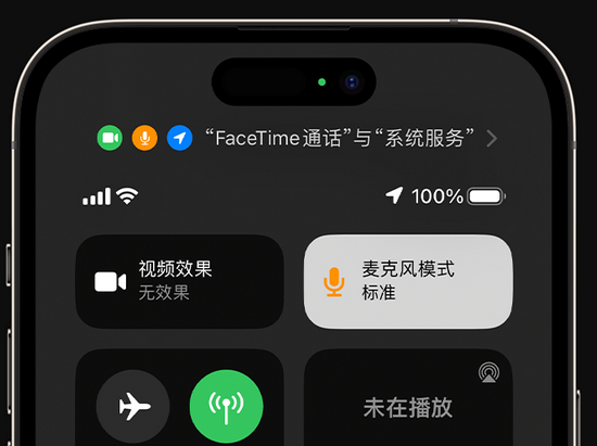 永清苹果授权维修网点分享iPhone在通话时让你的声音更清晰 