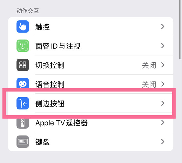 永清苹果14维修店分享iPhone14 Plus侧键双击下载功能关闭方法 